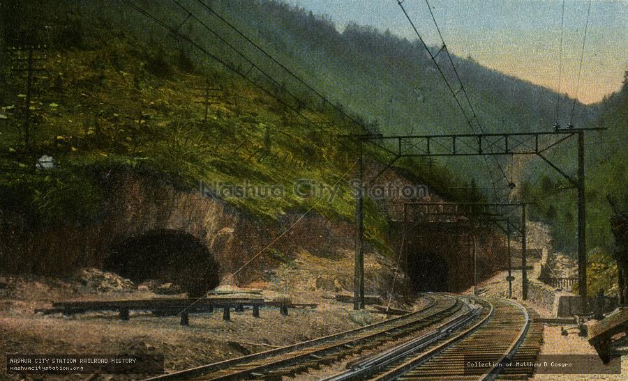 Postcard: Hoosac Tunnel, East Portal, Massachusetts